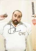 Comedian Asim Chaudhry signed 12x8 colour photo. Asim Chaudhry is a British comedian, writer,