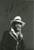 Singer Billy Paul signed 12x8 black and white photo. Paul Williams, known professionally as Billy