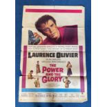 The Power And The Glory Colour Movie Poster starring Lawrence Oliver. NSS number 62 617. Printed