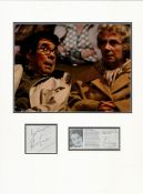 Ronnie Corbett and Barbara Lott 14x11 Sorry mounted signature piece includes two signed album