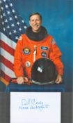 NASA astronaut Richard O. Covey signed 5. 5 x 3. 25 white card. Richard O. Covey, also known as Dick