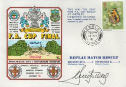 Football, Ricky Villa signed Commemorative Cover for the 1981 FA Cup Final Replay when Tottenham