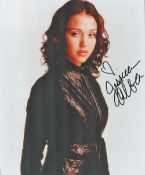 Actor, Jessica Alba signed 10x8 colour photograph pictured during her time playing in Dark Angel.