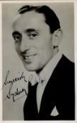 Sydney Lipton signed 6 x 4 black and white photo. Lipton was a British dance band leader, popular