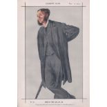Vanity Fair 14x10 vintage Print titled Men Of The Day No 36, dated November 11th 1871. Good