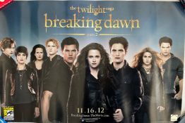 Twilight: Breaking Dawn Part 2, unsigned colour movie poster with release date. This would make a