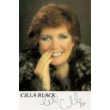 Singer Cilla Black signed 6x4 colour photo. Priscilla Maria Veronica White OBE (27 May 1943 – 1