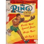 Fantastic The Ring Boxing Magazine from November 1952. Cost 25 American Cents. Cover Shows Archie