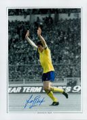 Football Frank Stapleton signed 16x12 Arsenal colourised print. Good condition. All autographs