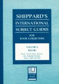 Sheppard's International Subject Guides for Book Collectors vol X Travel Softback Book 1996 First