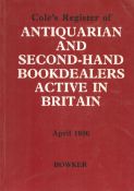 Cole's Register of Antiquarian and Second Hand Bookdealers Active in Britain Softback Book 1986