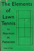 The Elements of Lawn Tennis by Norman H Patterson Hardback Book 1950 First Edition published by