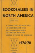 BookDealers in North America 1976 78 Hardback Book Seventh Edition 1977 published by Sheppard