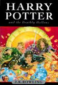 Harry Potter and the Deathly Hallows by J K Rowling Hardback Book First Edition 2007 published by