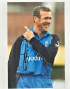 Cricket Alec Stewart signed England 10x8 colour photo Showing Stewart in action for England. Good