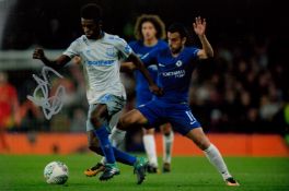 Footballer Beni Baningime Everton 12x8 coloured signed photo. Baningime joined Everton at the age of