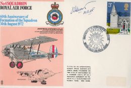 MRAF Slessor RFC WW1 signed No 4 Squadron RAF 60th Anniversary of Formation of the Squadron 30th