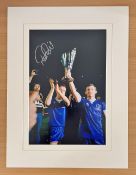 Football Peter Reid signed 16x12 Everton mounted colour photo. Peter Reid (born 20 June 1956) is