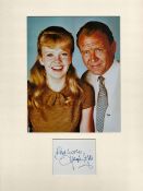 Actor, Hayley Mills 16x12 matted signature piece includes a colour photograph and a signed card.