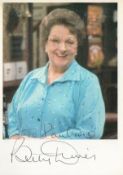 Betty Driver signed 6 x 4 colour photo. Driver, MBE (20 May 1920 - 15 October 2011) was a British