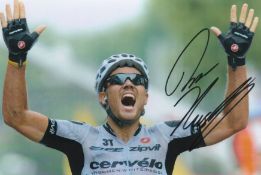 Cycling Thor Hushovd signed 6x4 colour photo. Thor Hushovd (born 18 January 1978) is a Norwegian