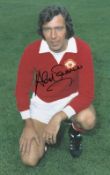 Football, David Sadler signed 12x8 colour photograph pictured during a photo shoot as he plays for