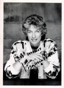 Virginia Wade signed 6x5 black and white photo. Sarah Virginia Wade OBE (born 10 July 1945) is a