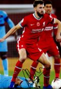 Football Nathaniel Phillips signed 12x8 Liverpool F. C colour photo. Nathaniel Harry Phillips (