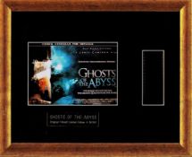 Ghosts Of The Abyss limited edition 10x11 framed piece displaying a 5x4 colour promo photo, a film