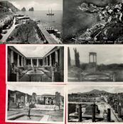 Postcard collection. 9 in total of Capri and Pompeii. Good condition. All autographs come with a