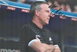 Kenny Jakett Hand signed 12x8 Colour Photo. Photo shows Jakett during his managerial stint at