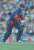 Cricket Paul Nixon Hand signed 12x8 Colour Photo Showing Nixon in action for England. Good