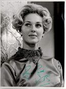 Katie Boyle signed 9 x 7 black and white photo. Boyle, was an Italian-born British actress,