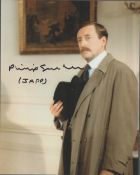 Philip Jackson signed Agatha Christie's Poirot 10x8 colour photograph pictured as his role as