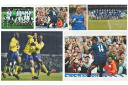 Football Chelsea FC and Arsenal Unsigned 8x10 photos. Includes 3 Chelsea photos and 2 Arsenal