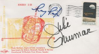 Ray Park and Julie Newmar signed ESRO 1-B Northern Lights FDC. Good condition. All autographs come