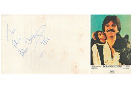 Bob Carolgees signed and dedicated 6x4 promo photo. Carolgees is a comedy entertainer who appeared