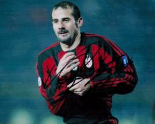 Footballer Giuseppe Pancaro 8x10 AC Milan Coloured Signed Photo. In the summer of 2003, Pancaro