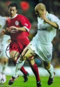 Football Danny Mills signed 12x8 colour photo pictured in action for Leeds United. Daniel John