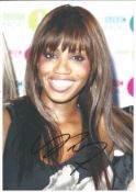 Shaznay Lewis All Saints Music Signed 12 x 8 Colour Photograph. Good condition. All autographs