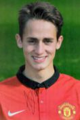 Footballer Adnan Januzaj Manchester United 12x8 Signed coloured head shot photo. Good condition. All