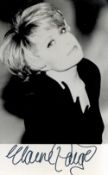 Elaine Paige signed 6 x 4 black and white photo. Paige OBE is an English singer and actress, best