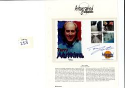 Terry Nutkins signed Autograph Editions Official Water and Coast FDC postmarked March 2000, et on