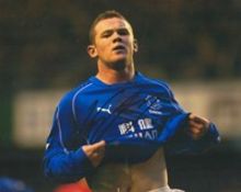 Football Wayne Rooney signed 10x8 Everton colour photo. Wayne Mark Rooney (born 24 October 1985)