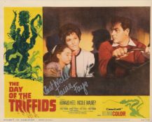 English Actress Janina Faye Personally Signed 10x8 'The Day Of The Triffids' Promo Photo. Signed