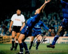 Kerry Dixon signed Chelsea 10x8 colour photo. Kerry Michael Dixon (born 24 July 1961) is an