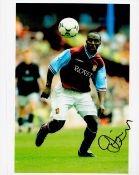 Darius Vassell signed Aston Villa 10x8 colour photo. Darius Martin Clarke Vassell (born 13 June