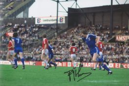 Football Frans Thijssen signed 12x8 Ipswich Town colour photo. Thijssen is a Dutch former