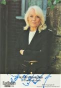 Wendy Richard signed Eastenders 6x4 promo photo dedicated. Wendy Richard MBE (born Wendy Emerton; 20