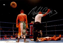 Boxing Michael Gomez signed 12x8 colour photo. Michael Gomez (born Michael Armstrong; 21 June